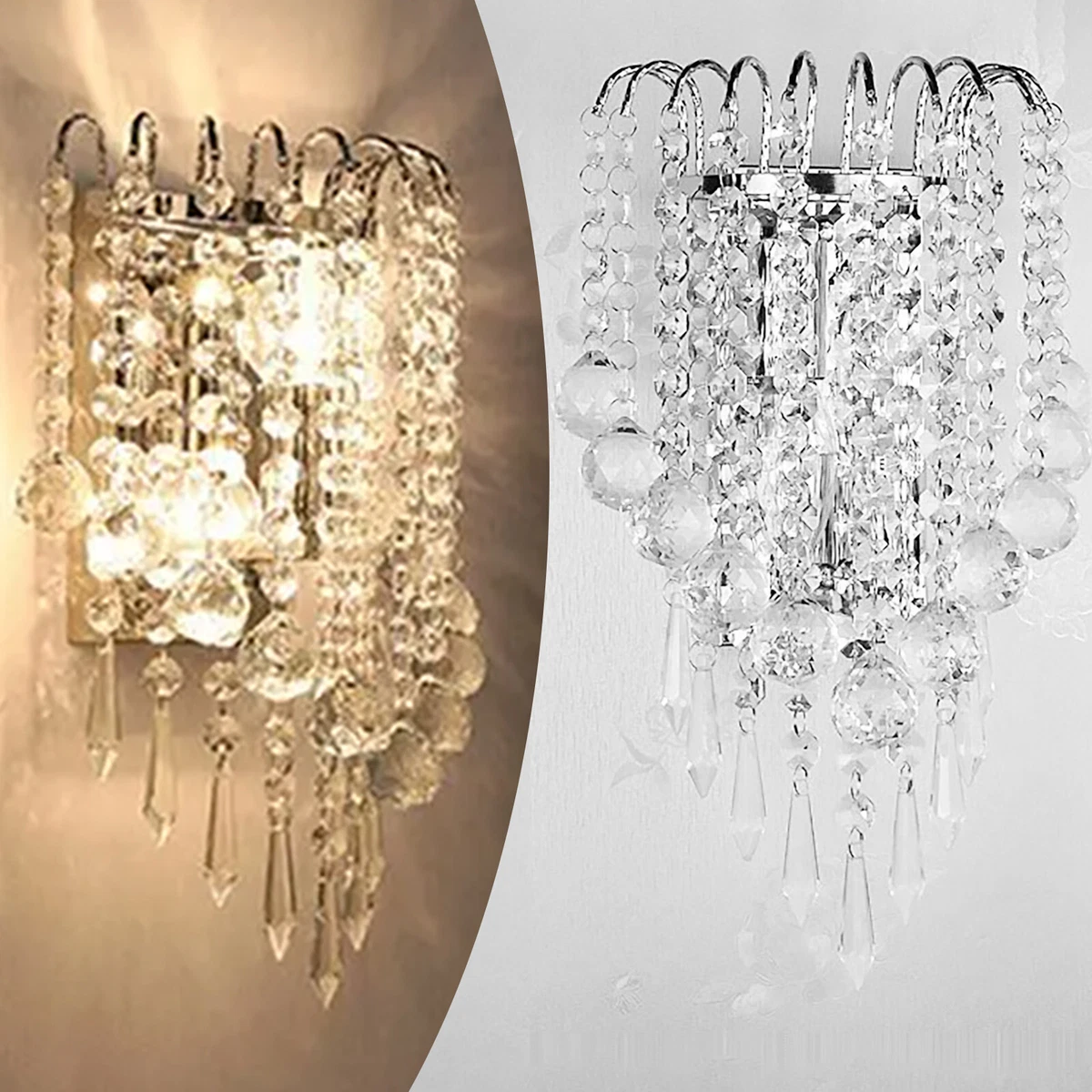 Wall on sale chandelier lamps
