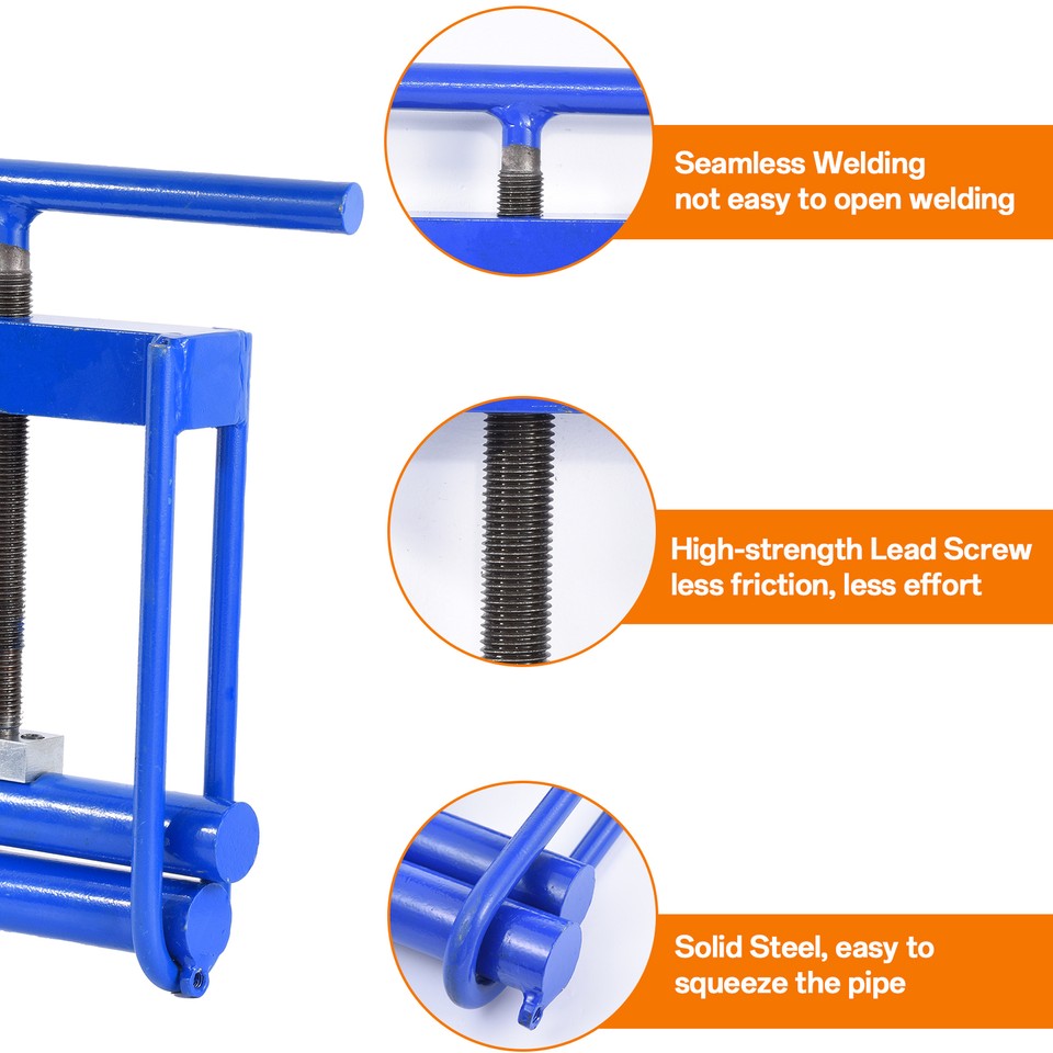 Water Pipe Squeeze Off Tool 1/22.5in Pp Pvc Tube Clamp Shutoff Water eBay