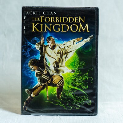 Forbidden Kingdom DVD Jackie Chan Jet Li Martial Arts Fantasy Adventure Sealed