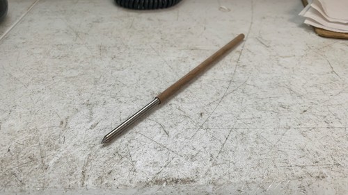 stainless  Glassblowing Reamer with Composite Handle - Glassblowing Flameworking