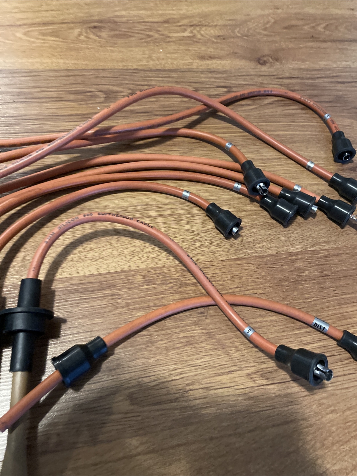 427 SOHC Cammer SPARK PLUG Wires 8mm Tan Autolite With Boots And