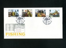 GB POST OFFICE FDC 1981 23rd Sep Fishing Billingsgate London EC3 SHS s6y