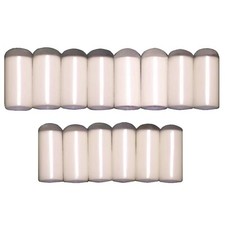 14 Assorted Slip Push On Pool Cue Press Tips 7 Sizes