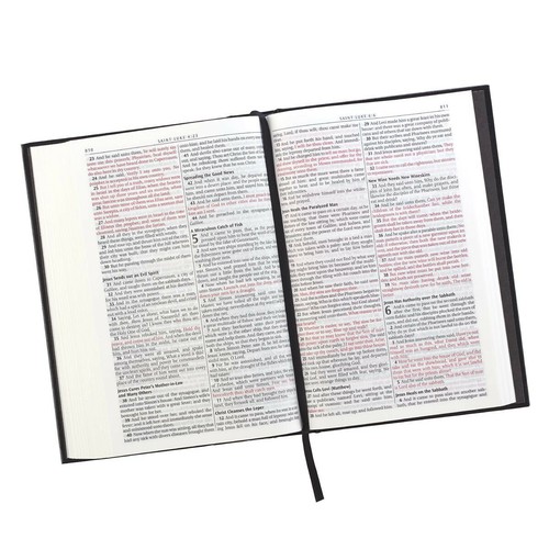 The Holy Bible KJV King James Version LARGE PRINT Hardcover.Jesus Words In Red. - Picture 3 of 7