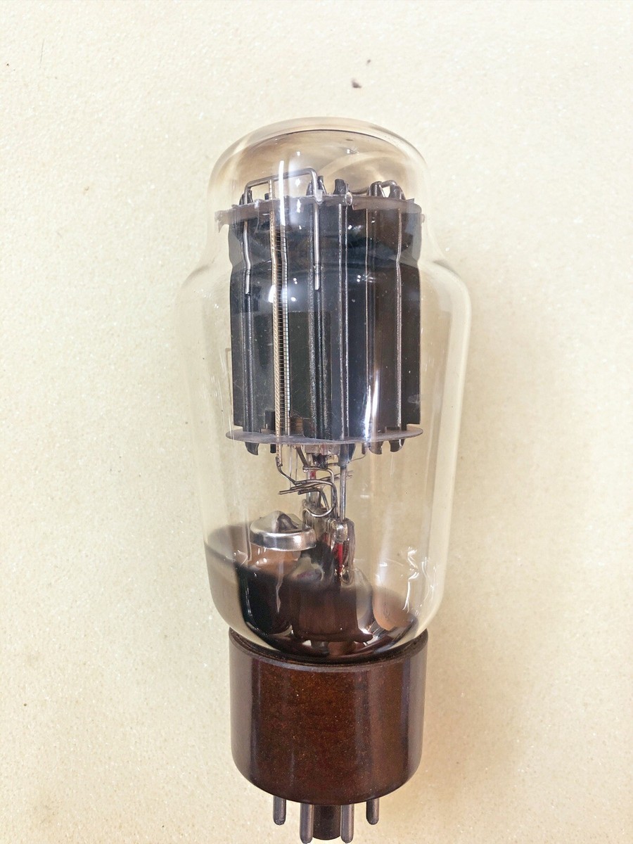 GEC CV2523 6AS7G 6080 CV2984 6AS7 Cup Getter Black Plate One Tube