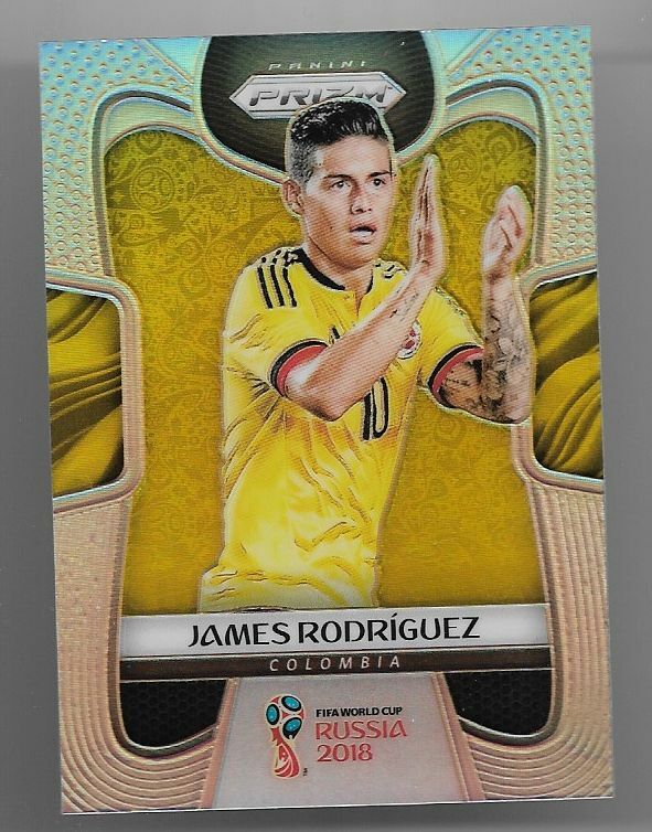2018 Panini Prizm World Cup Silver Prizm Card : James Rodriguez #38