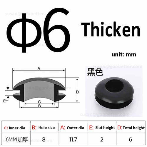 Grommets cable grommets rubber grommets grommets cable entry rubber flexible - Picture 46 of 55