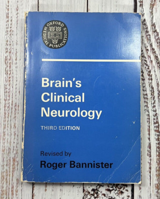 Brain's Clinical Neurology Paperback Roger Bannister 1969 Third Edition READ