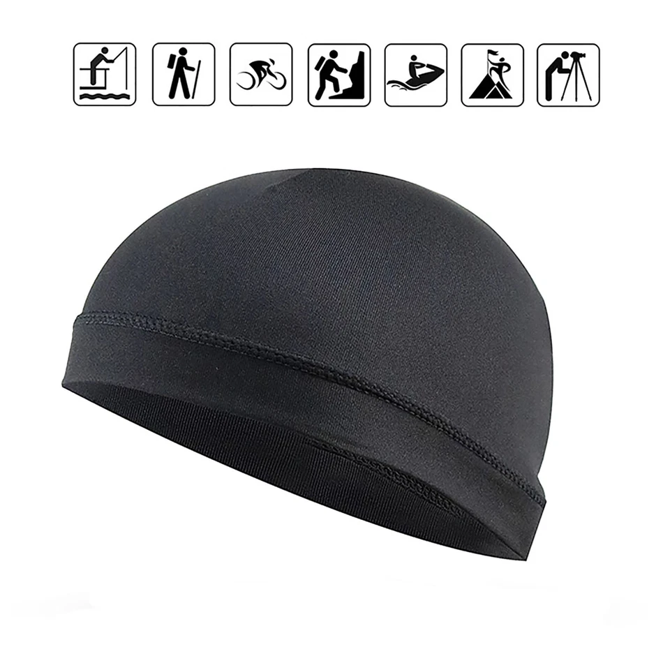 Breathable Liner Helmet Skull Cap Running Cycling Beanies Sports Outdoor Hats AU - image 3 of 4