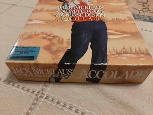Jack Nicklaus Unlimited Golf & Course Design Accolade PC 1990 5.25 Floppy disk - Picture 8 of 11