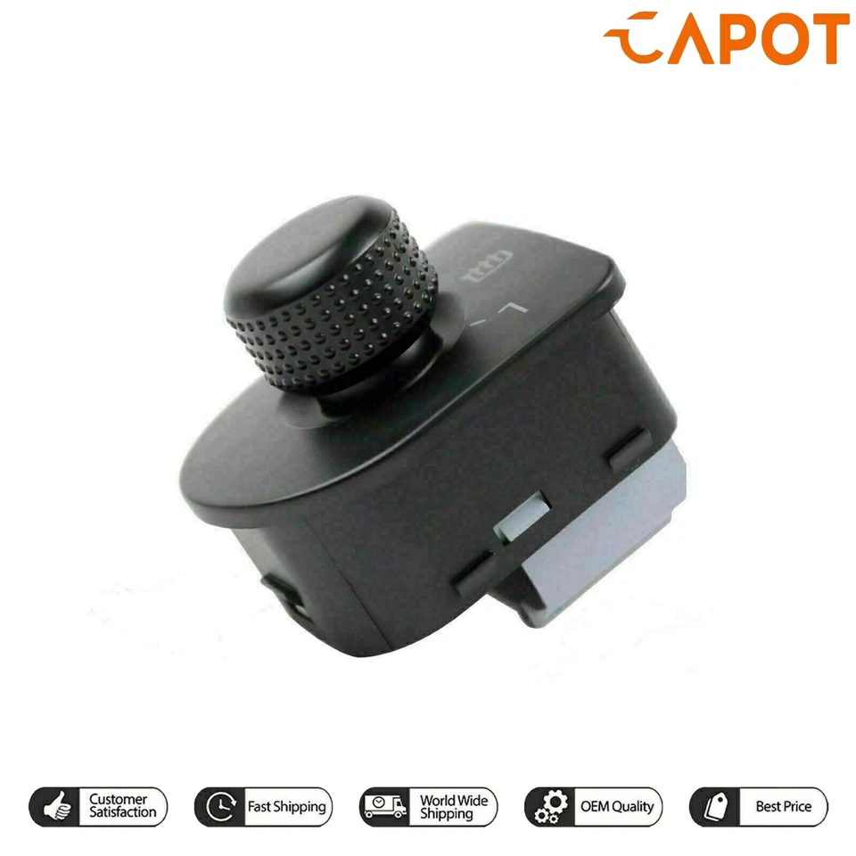 For Seat Toledo, Leon 1999 - 2005 Electric Wing Mirror Control Switch 1J1959565F - Image 2 of 3