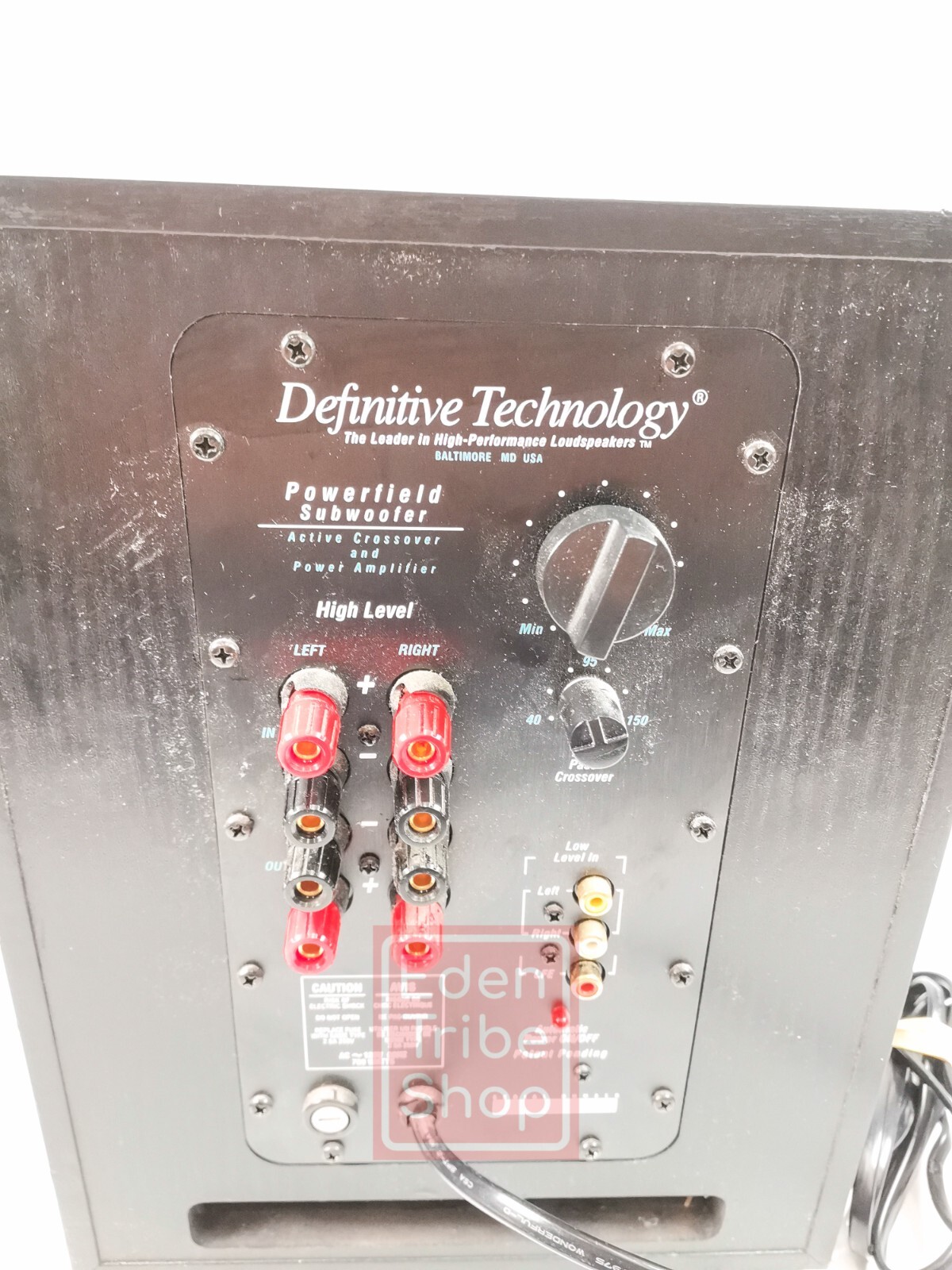 Definitive Technology Powerfield Subwoofer Active Crossover and Power