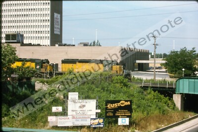 Original Dia Chicago & NorthWestern CNW 6889 EMD SD40-2 Proviso ILL 8-95 (3O)