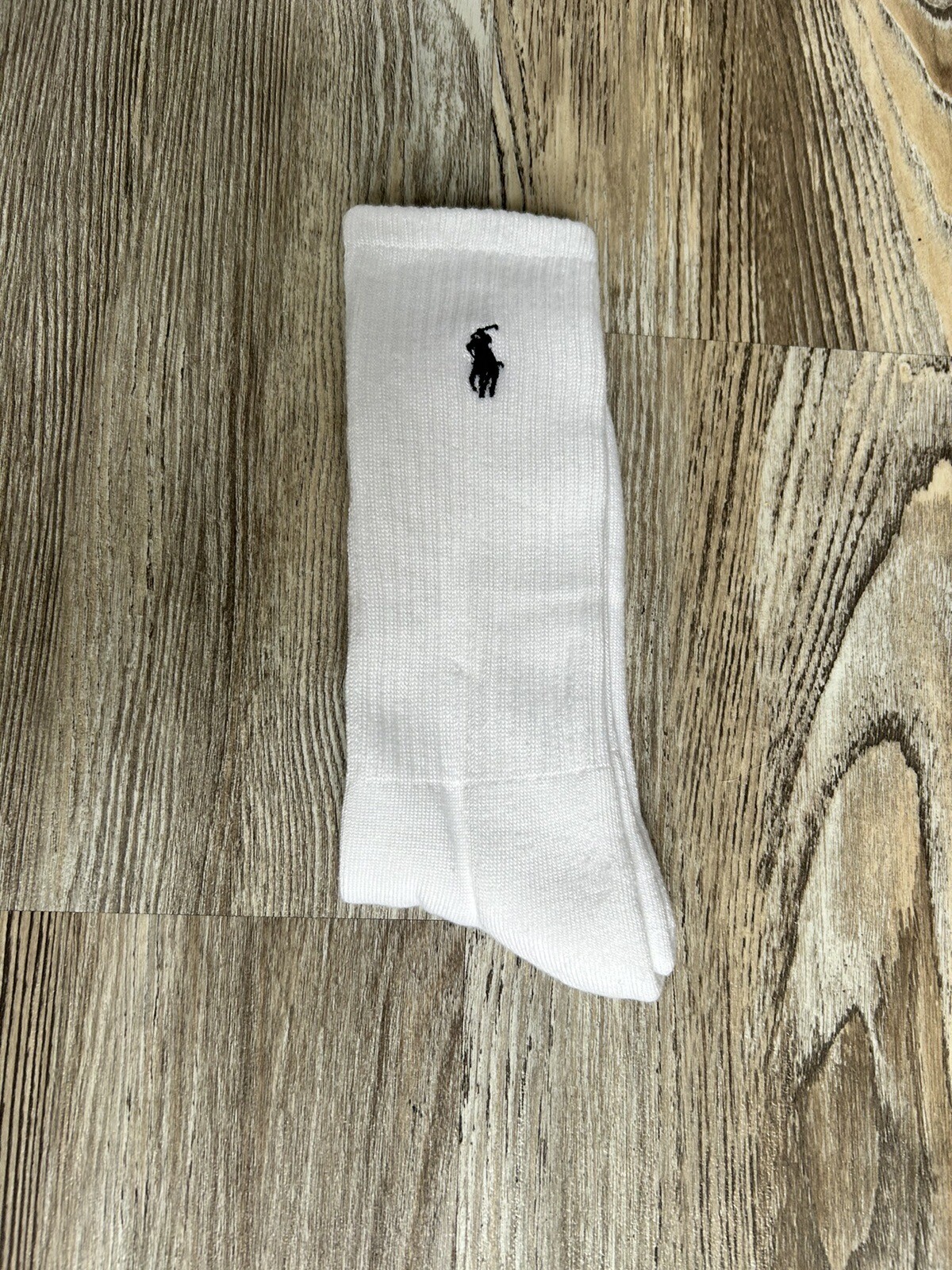 PONY Calze monopaio Polo Ralph Lauren bianche girocollo nuove