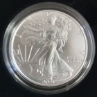 2021W Type II AMERICAN EAGLE 1oz BURNISH SILVER COIN in OGP