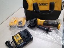 DEWALT 20V MAX 2 6 Ah Batteries  Charger Angle Grinder DCG413 Kit