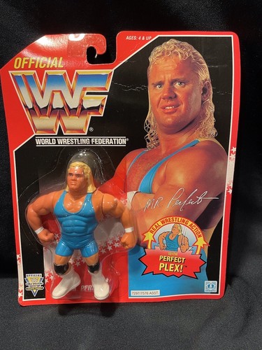 WWF HASBRO MR PERFECT, Red Card, MOC FIGURE, 1993 ...