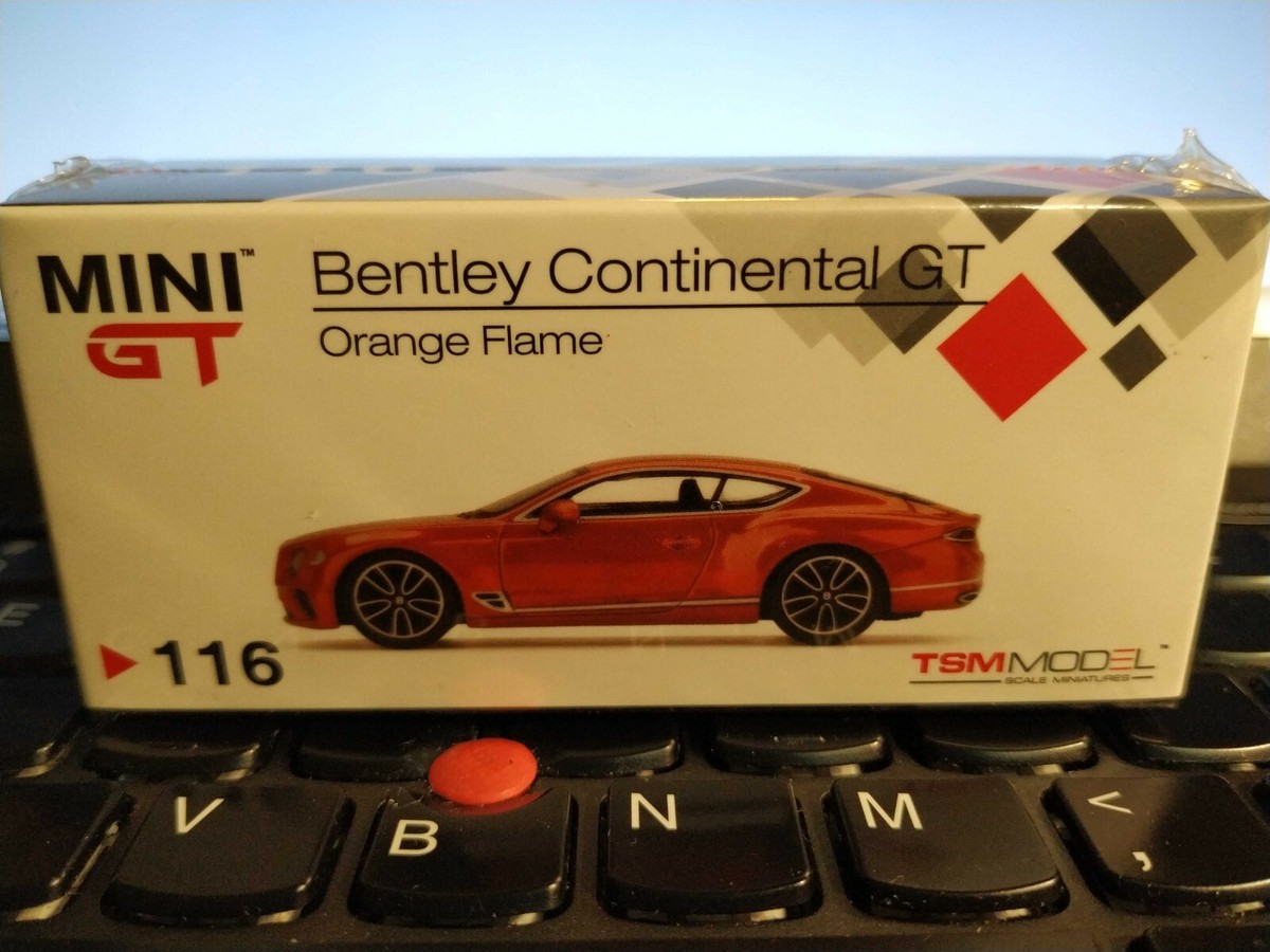 MINI GT 116 Bentley Continental GT Orange Flame RHD | eBay