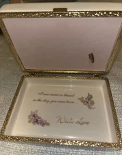Ardleigh Elliott "Dear Granddaughter" Porcelain Musical Trinket Box
