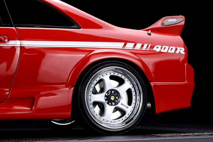 イグニッションモデル R33 GT-R 400R Red llic 1/64 Ignition Model Nismo R33 GT-R 400R Red Metallic Diecast
