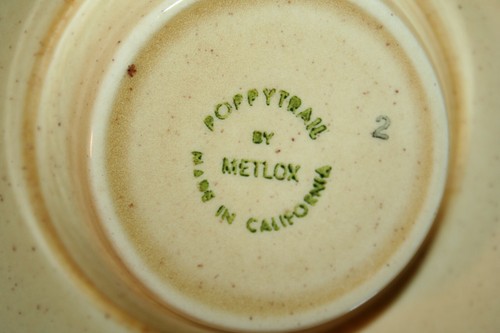 Coffee Pot Server Metlox Poppytrail California Provincial Rooster - Picture 7 of 7