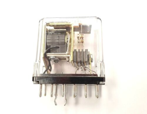 10A - 90-140VDC - DPDT Relais - FEDERBAHNEN - DUNN 219XBX143 - NEU! - Bild 2 von 3