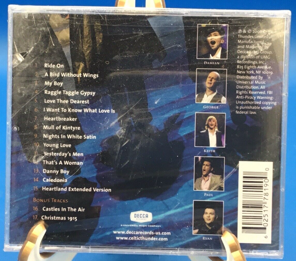 CELTIC THUNDER Act Two CD 2008 Decca NEW SEALED Fast Free Shipping