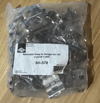 25pcs Rosenberger Stackable Snap-in Hanger For 7/8  Coax Cable (SH-S78)