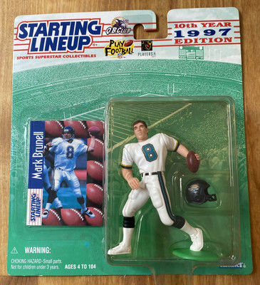 1997 Kenner Starting Lineup SLU NFL MARK BRUNELL JACKSONVILLE JAGUARS