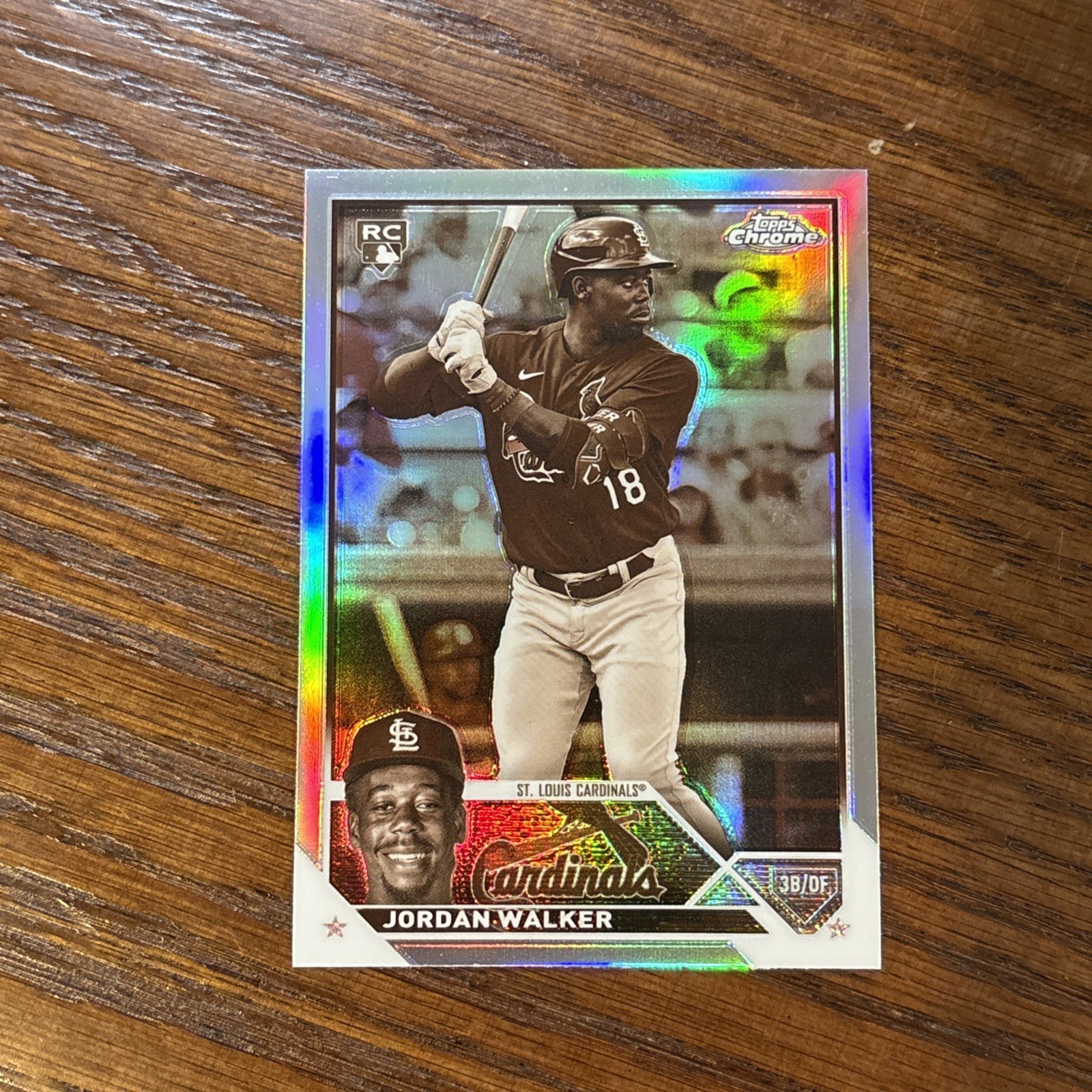 2023 Topps Chrome #209 Jordan Walker Sepia Refractor