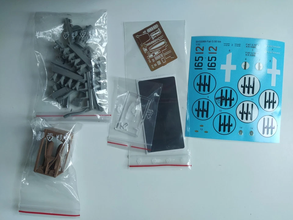 Fiat G.50bis/G.50bis/N Fighter-Bomber &Navy ,1:32-Special Hobby (S.TRACCIATA) - Immagine 2 di 3