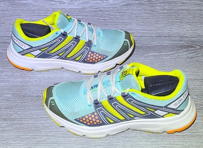 Size 10 - Salomon XR Shift Green, Blue, Yellow Running Shoes Sneakers Women's 