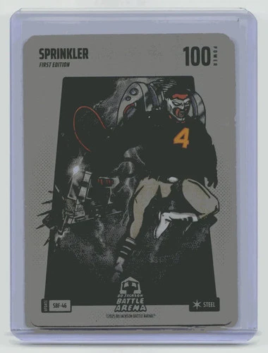2025 Update Bo Jackson Battle Arena Sprinkler Silver Battlefoil First Edition