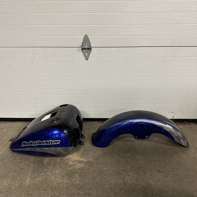 Harley Dyna Tin Set Gas Tank & Fender | eBay