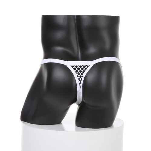 Perizoma uomo perizoma sexy slip trasparente mutandine mutandine a rete - Foto 10 di 28