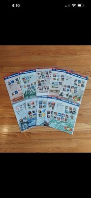 Postal Stamps 1900-1990 Celebrate the Century Complete New Set 10 Sheets