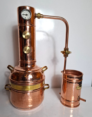 Bastlerware: Dr. Richter 2L Destille Modell Aroma II aus Kupfer