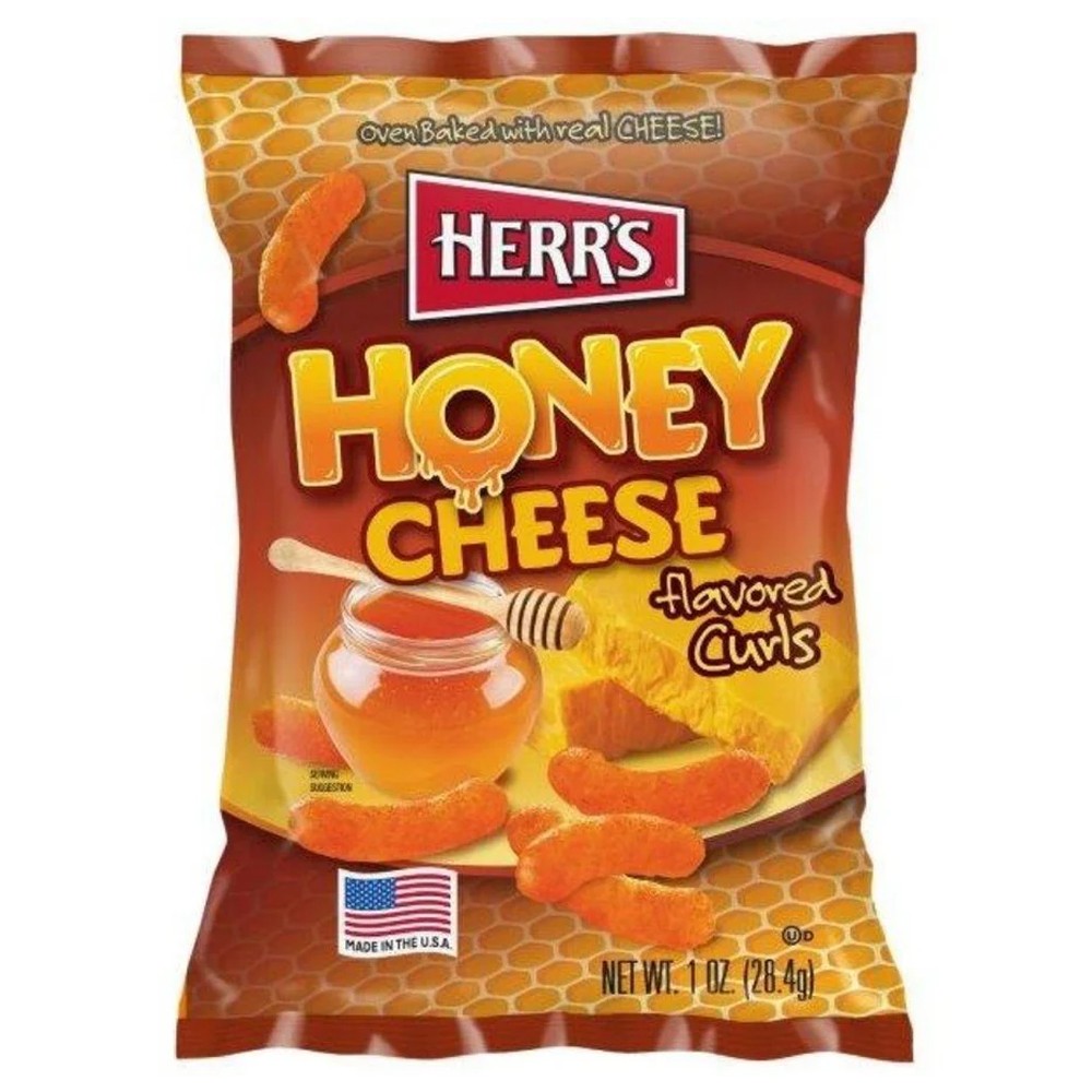 Herr's Honey Cheese Curls 28g