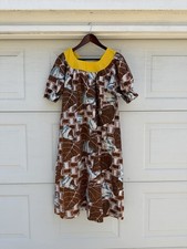 True Vintage 1950s Hale Hawaii Hawaiian Muumuu Dress size small
