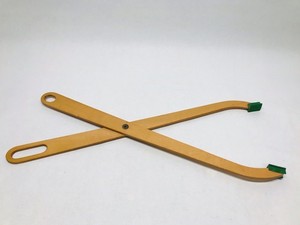 Vintage 2 handle Wood Metal Plastic Reacher Claw Grabber Picker
