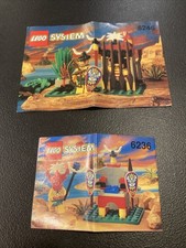 Lego System 6246 6236 Crocodile Cage King Manual Book Only
