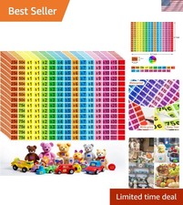 2240 Pcs Yard Sale Price Stickers, Prepriced Pricing Labels, Yellow