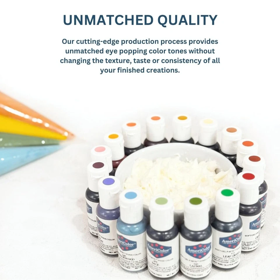 AmeriColor Gel Paste Food Color, 6 oz, Bright White for Baking Decorating - Image 2 of 4