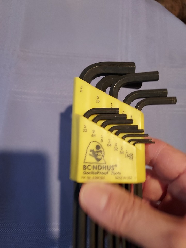 Allen Wrench Set By Bondhus, 13pc.set With Ball& Straight Ends, USA ...