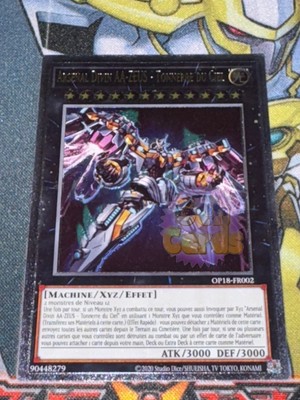 Yu Gi Oh GÖTTLICHES ARSENAL AA-ZEUS KARTE - HIMMELSDONNER OP18-FR002 ULTIMATE
