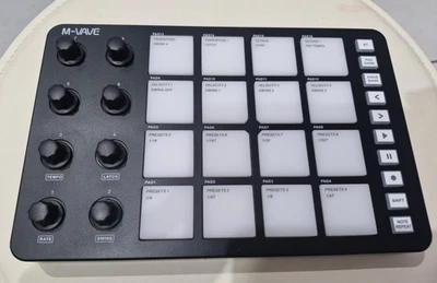 M-Vave SMC-PAD Contrôleur MIDI USB-C Filaire Beat Vitesse-Sensible 16 Pads #A2 - Photo 1/4