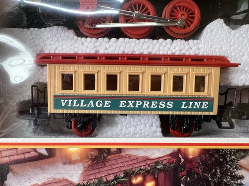 Juego de tren Wintersville Express a batería nuevo brillante 170 vintage 1996 nuevo en caja - Imagen 8 de 10