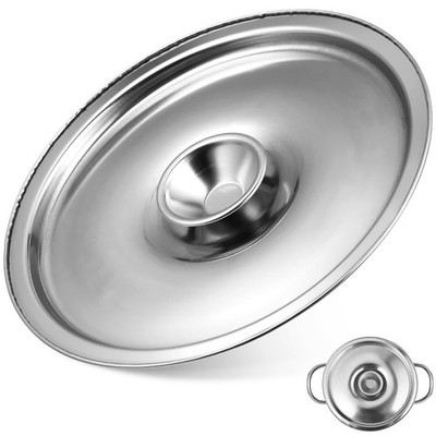 Universal Stainless Steel Pot Lid, 5 Inch Pan Cover for Small Saucepan Season...