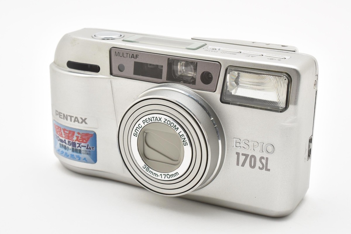 ■ 美品 ■ ペンタックス　PENTAX ESPIO 170SL Pentax ESPIO 170 SL 35mm Point & Shoot Film Camera Silver [EXC