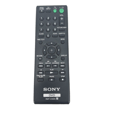 Sony RMT-D197A DVD Player Remote | DVP-SR510H DVP-SR210P SR210